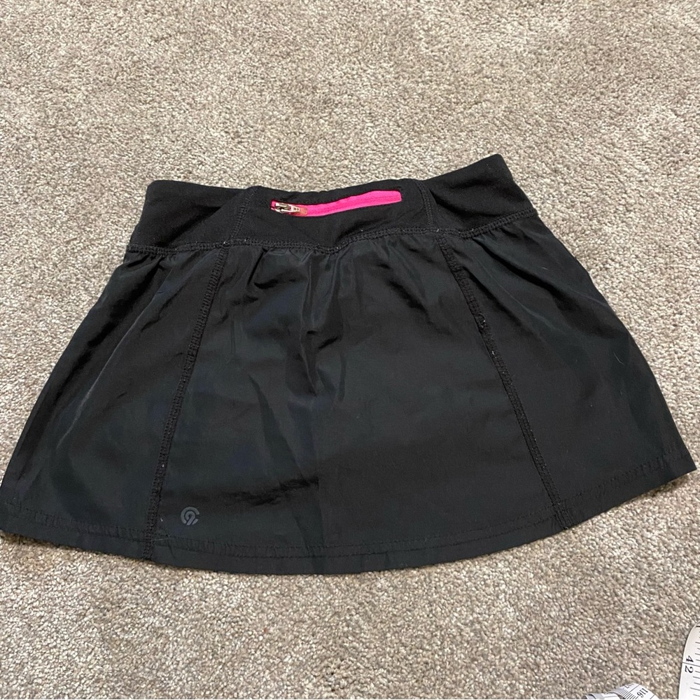Girls Black Swim / Tennis / Golf Skort Size 6-6x